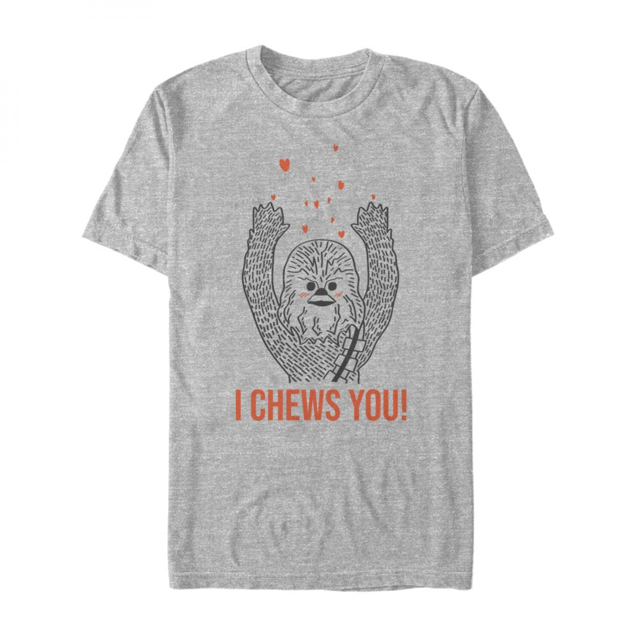 Star Wars I Chews You Grey T-Shirt